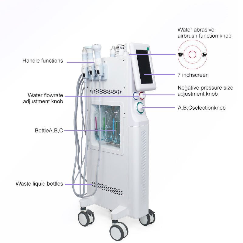 Water Facial Machine Factory - 6 in 1 Multifunction Oxygen Jet