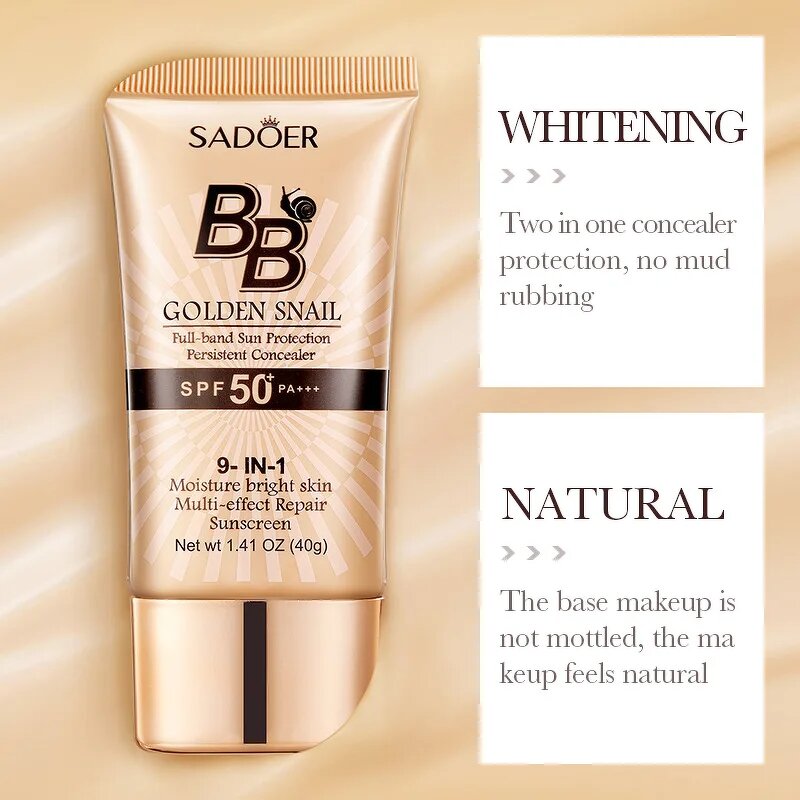 Golden Snail Foundation Manufacturer - SPF50+ PA+++ Concealing