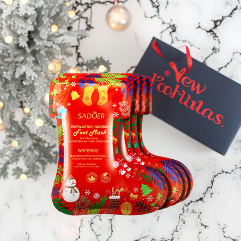 Foot Sock Mask Factory - Organic Nicotinamide Christmas