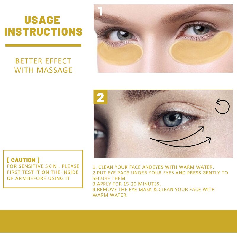 Hydrogel Eye Mask Manufacturer - 24K Gold Collagen Gel