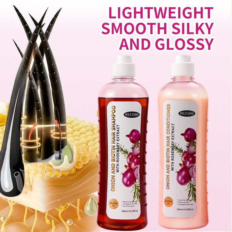 Onion Shampoo Set Manufacturer - Biotin Fluffy 500ML