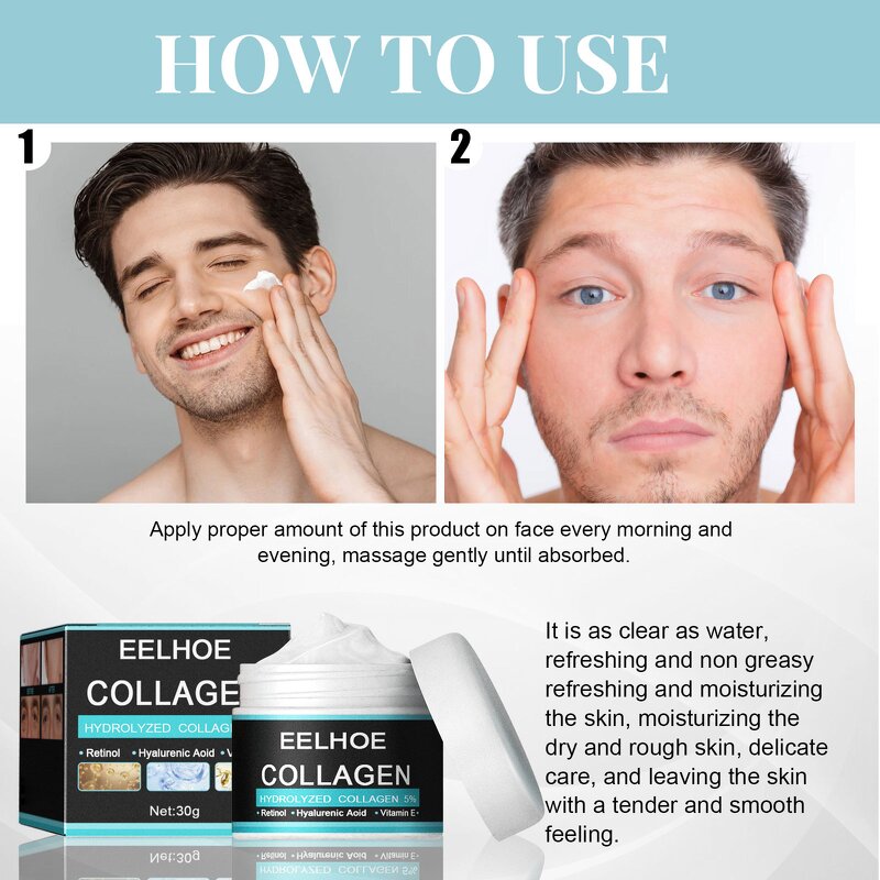 Men's Face Cream Manufacturer - Anti-Aging Retinol Collagen