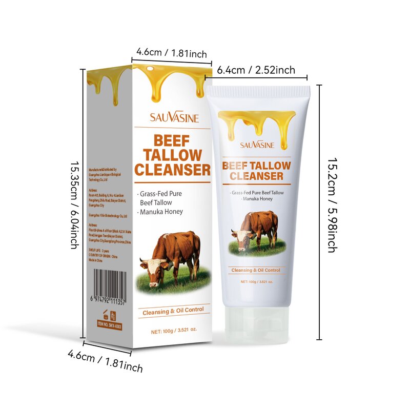 Beef Tallow Cleanser Factory - SAUVASINE Organic Grass
