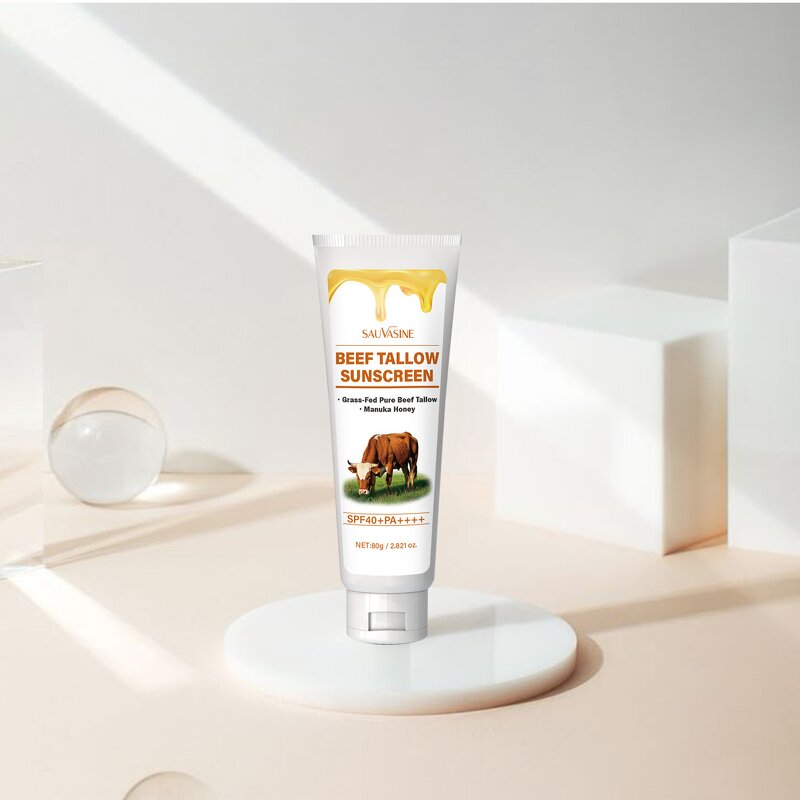 Beef Tallow Sunscreen Manufacturer - 80g Organic SPF40