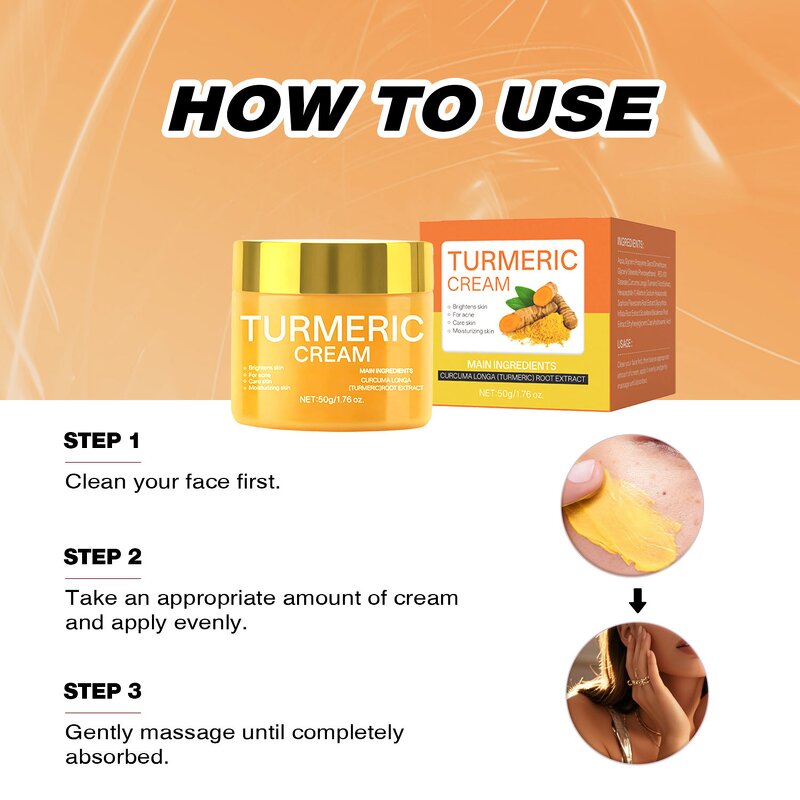 Turmeric Face Cream Manufacturer - Natural Brightens Skin