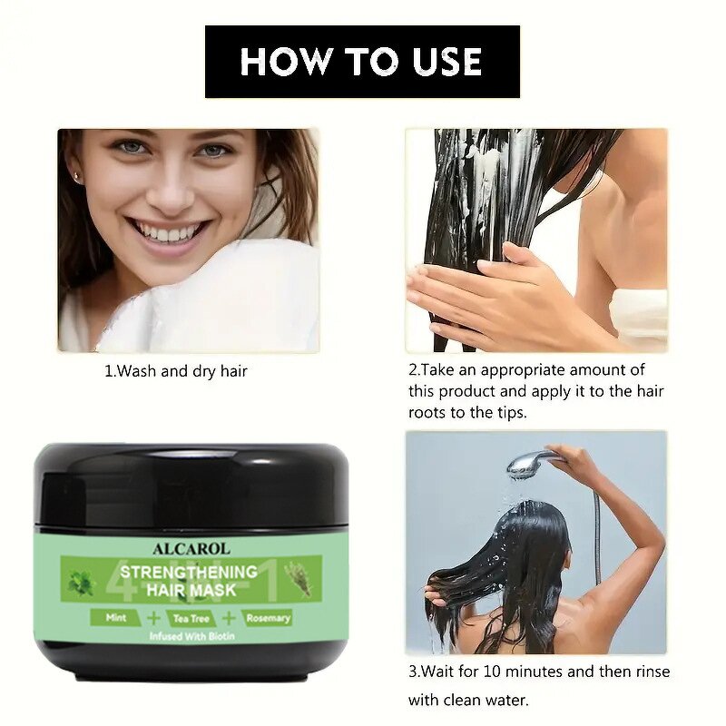 Hair Mask Factory - Deeply Nourishing Mint Tea