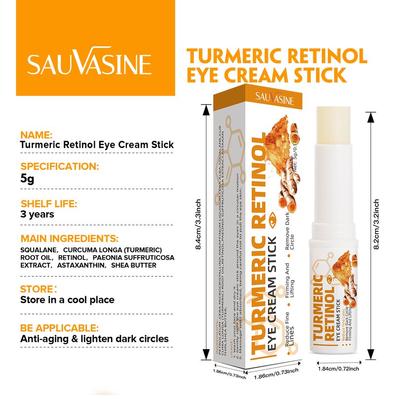 Turmeric Eye Stick Factory - 5g Stock Anti-Aging