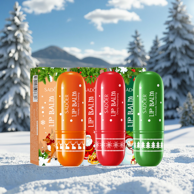 Christmas Lip Balm Manufacturer - SADOER Moisturizing Anti