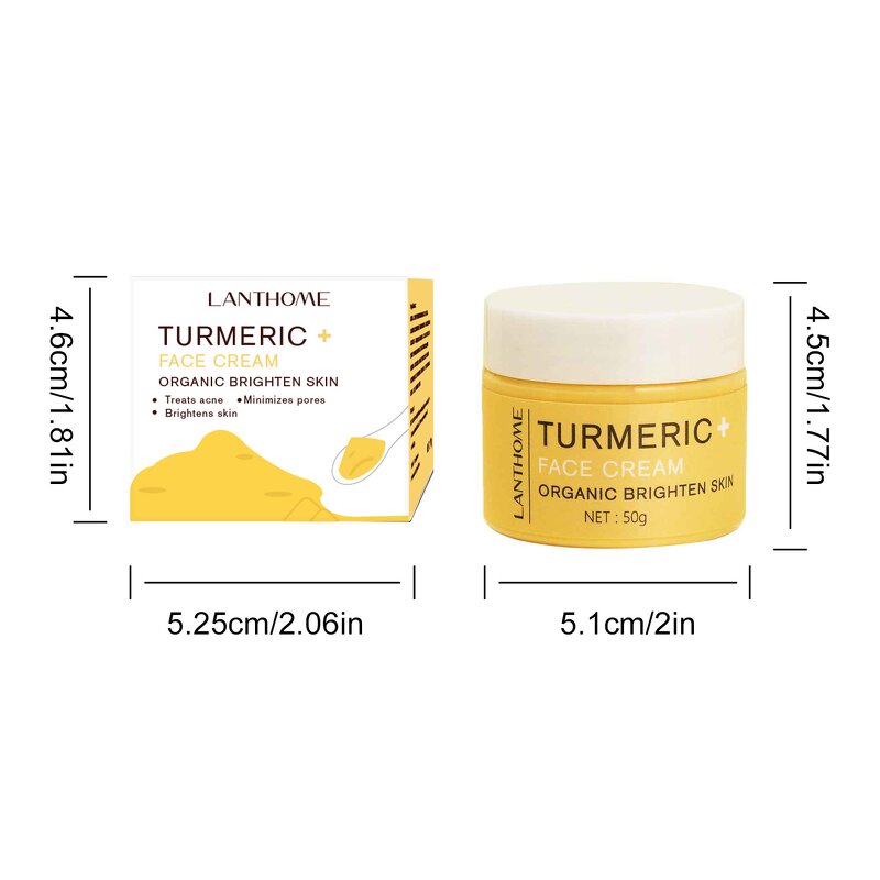 Plant Extracts Cream Factory - Turmeric 50g for Dark