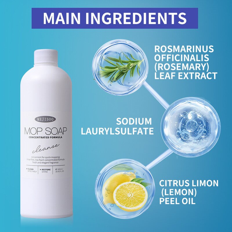 Mop Liquid Soap Factory - Stock Fresh Scent Removes
