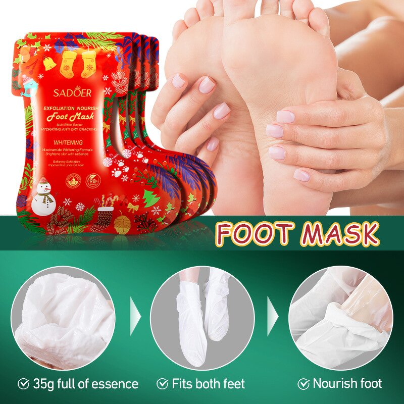 Foot Sock Mask Factory - Organic Nicotinamide Christmas