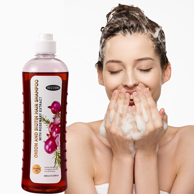 Onion Shampoo Set Manufacturer - Biotin Fluffy 500ML