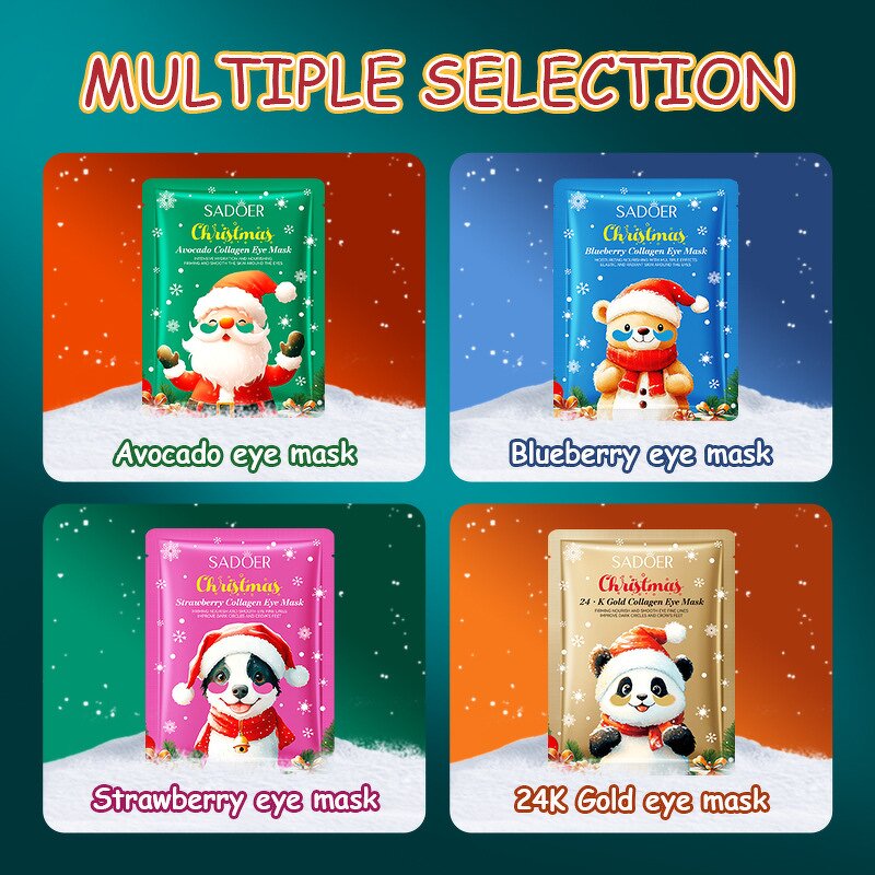 Strawberry Eye Mask Factory - Cute Collagen Firming