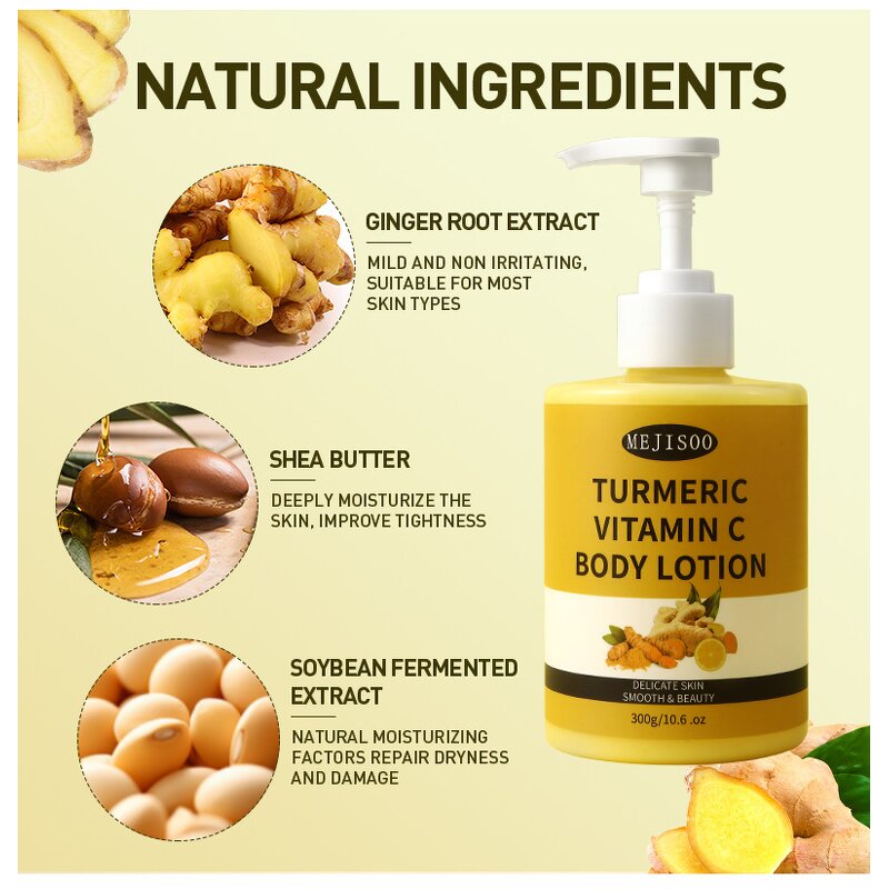 Turmeric Body Lotion Manufacturer - Stock Hydrating Rejuvenating