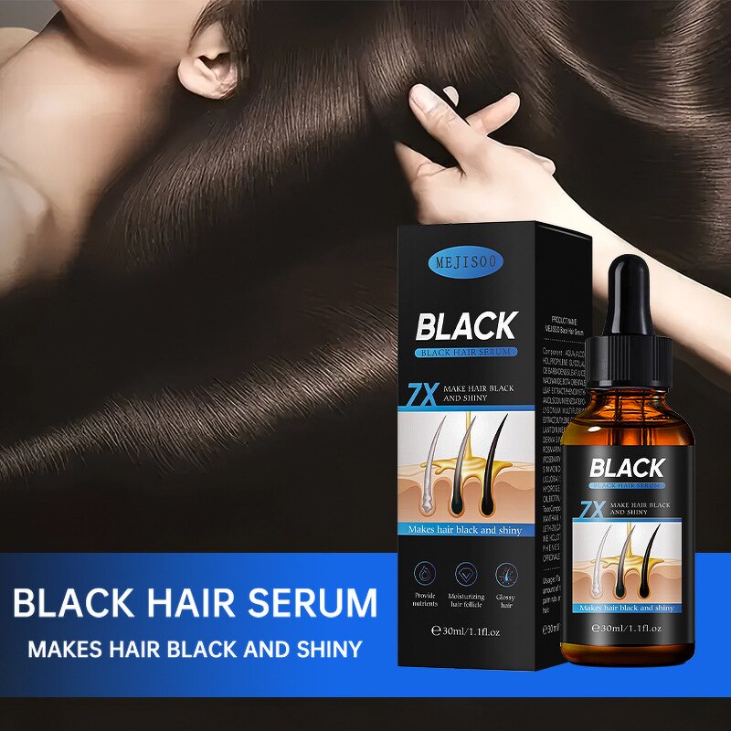 Black Hair Serum Factory - Moisturizes Scalp Promotes