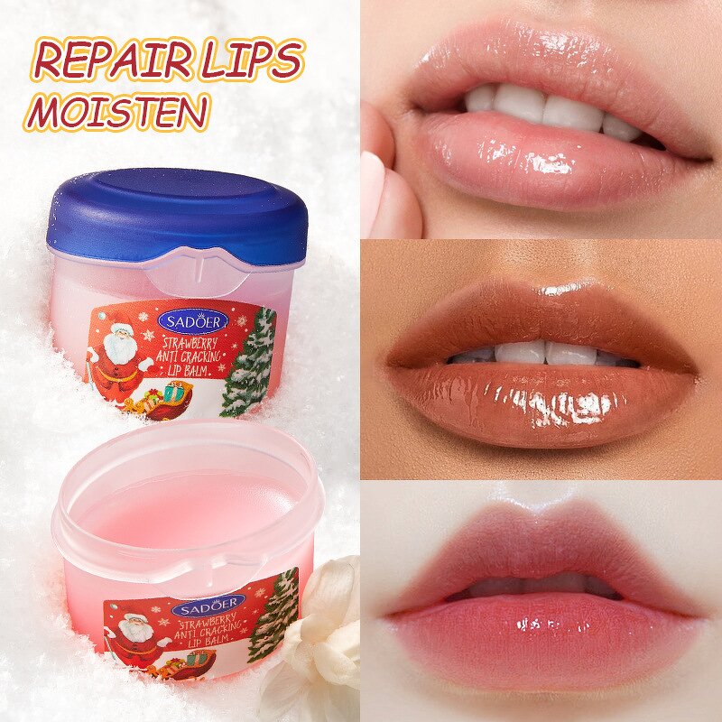 Christmas Lip Balm Factory - Relieve Dryness Peeling 4pcs