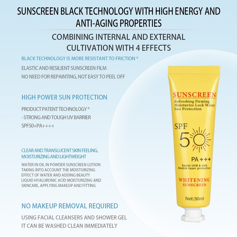 Mineral Sunscreen Manufacturer - High-Power SPF 50 Cream