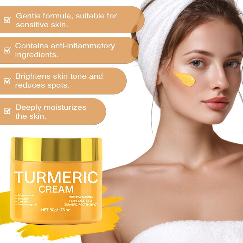 Turmeric Face Cream Manufacturer - Natural Brightens Skin