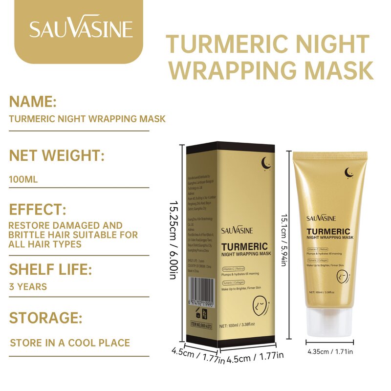 Night Mask Factory - Turmeric Wrapping Sheet Moisturizing