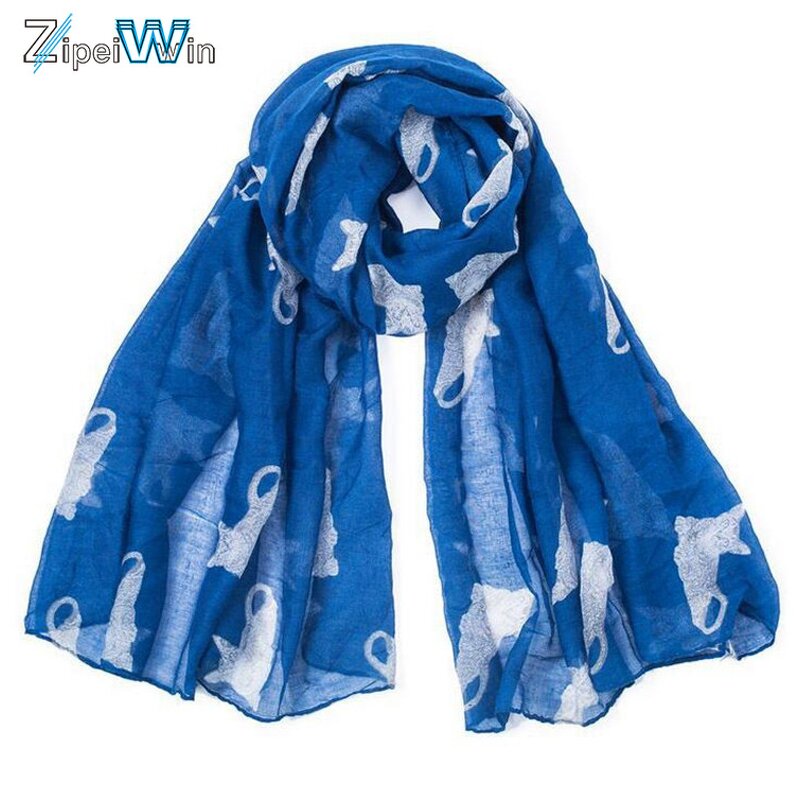 Polyester Scarf Manufacturer - Custom Animal Cat Pattern