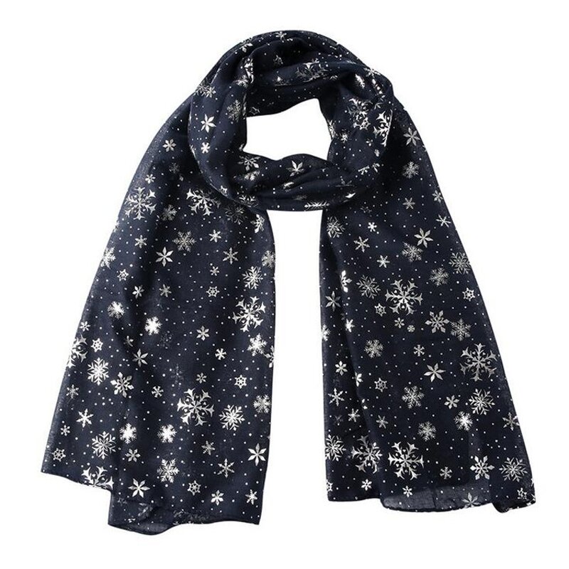Christmas Scarf Factory - Printed Snowflake Shawl Supplier