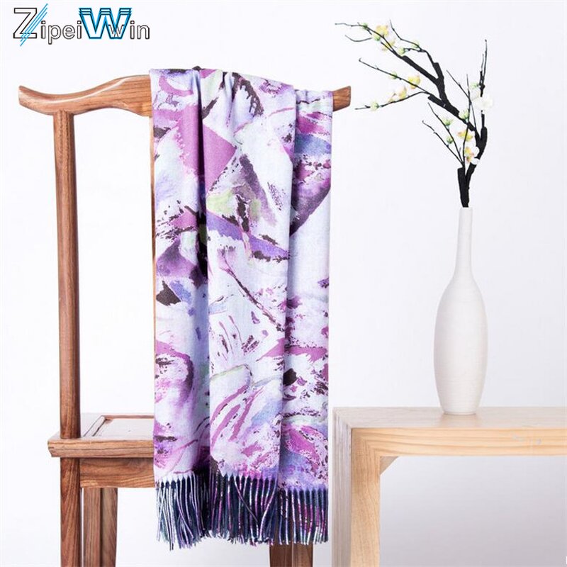 Cashmere Shawl Factory - Digital Print Oil Painting Design