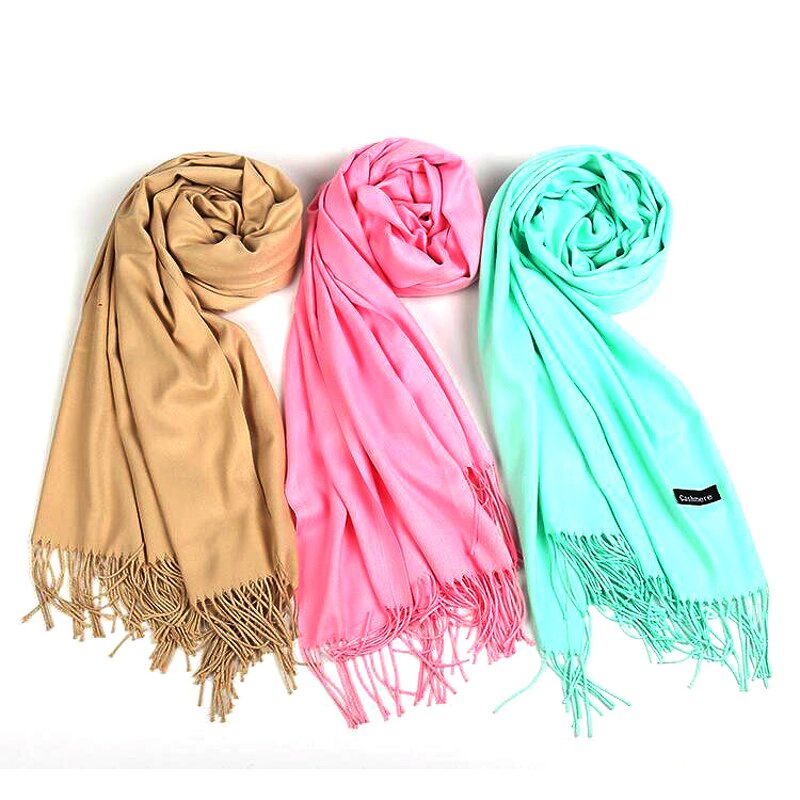 Cashmere Scarf Manufacturer - Fashion Solid Color Pashmina