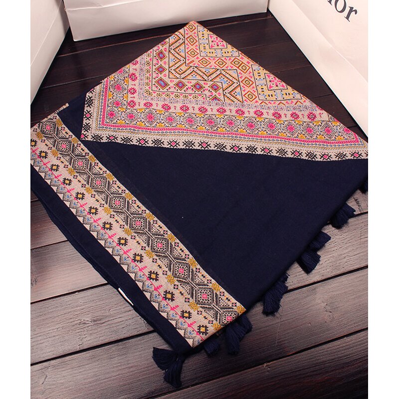 Cotton Shawl Factory - Bohemia Tassel Scarf Supplier