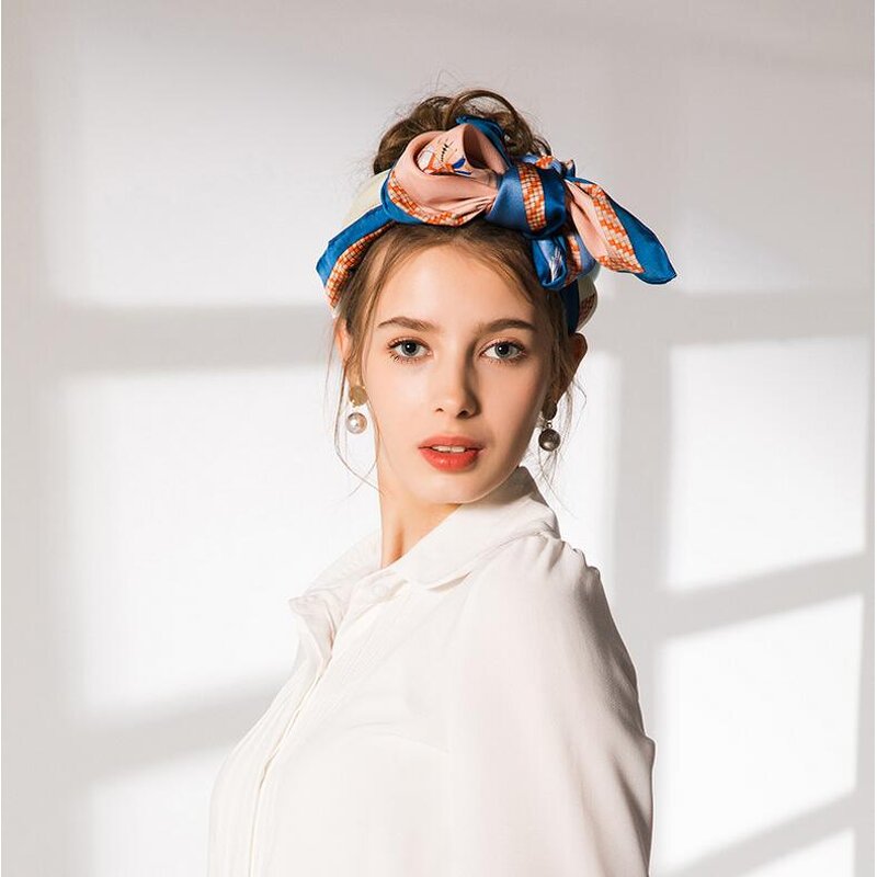 Silk Scarf Manufacturer - Hand Made Hemming Printed Scarf