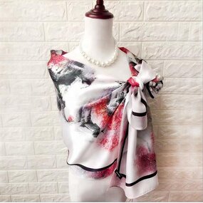 Silk Shawl Factory - Custom Water Pattern Scarf Supplier