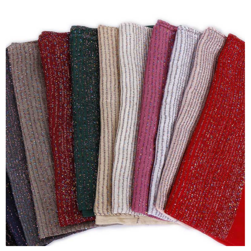 Wedding Hijab Manufacturer - Spun Gold Cotton Scarf Supplier