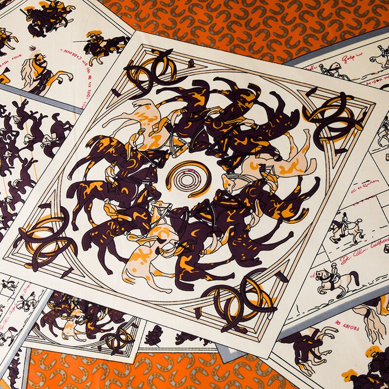 Silk Shawl Factory - Iran Fashion Printed Twill Scarf