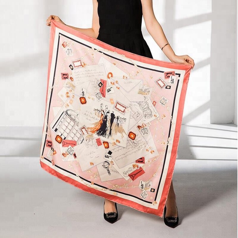 Silk Scarf Factory - OEM Satin Square Scarf Wholesale