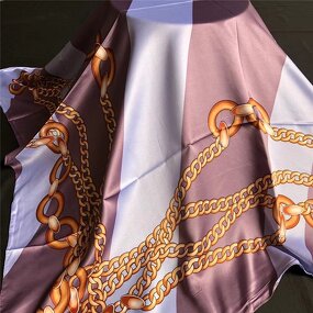 Hijab Scarf Factory - 110x110cm Satin Square Hijab Wholesale