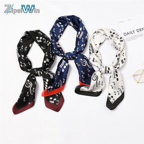 Neck Scarf Manufacturer - Music Note Neckerchief Supplier