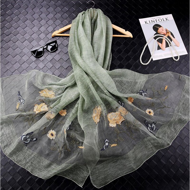 Silk Wool Scarf Factory - Blended Scarfs for Women