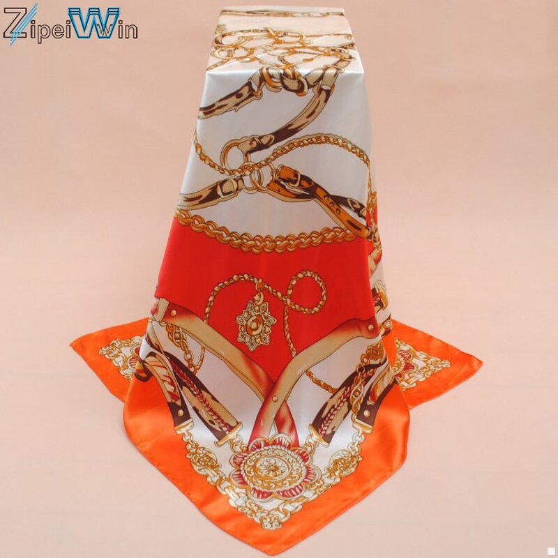 Silk Scarf Manufacturer - Bohemian Chain Pattern Scarf