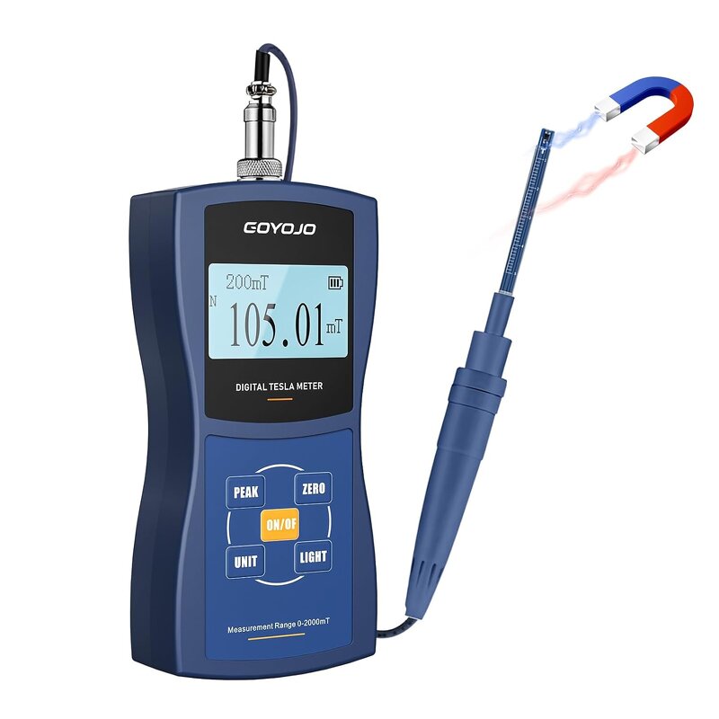 Digital Gauss Meter Manufacturer - Portable Magnetometer with Probe