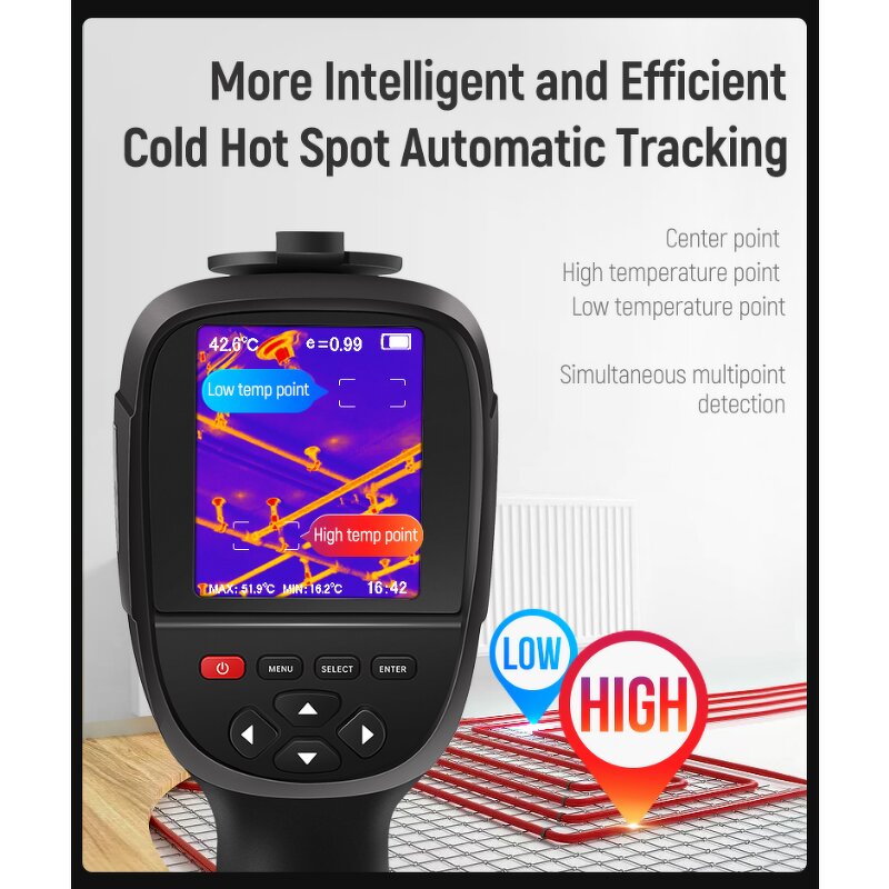 Thermal Imaging Camera Factory - Handheld for Pipe Leak Detection