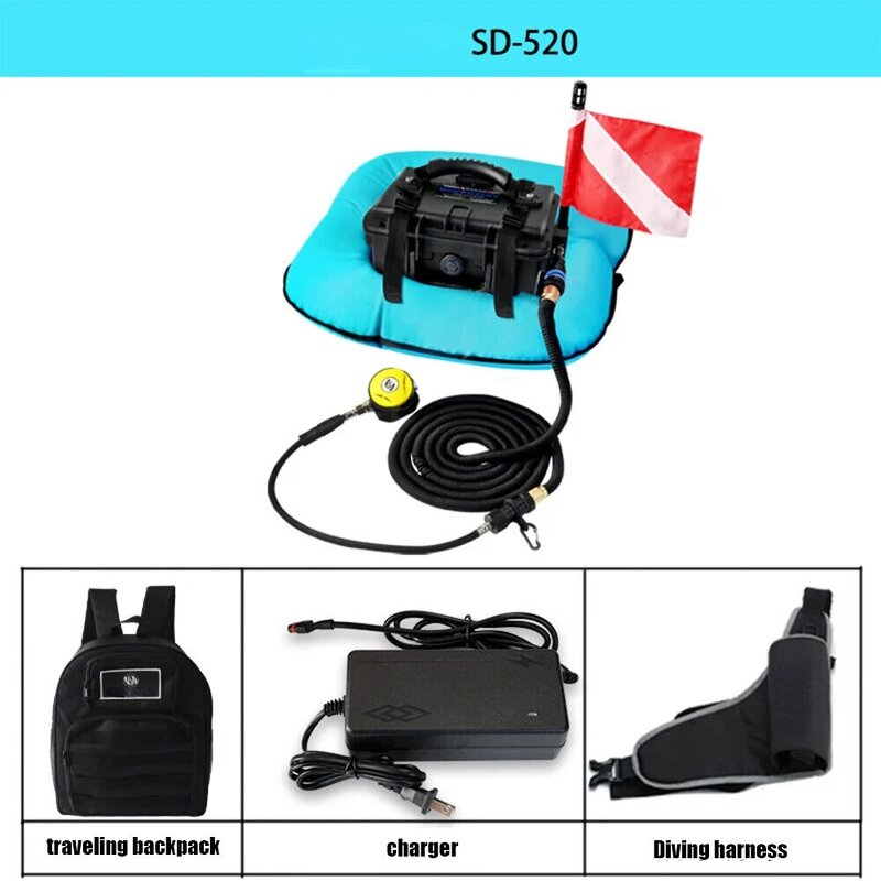 Scuba Snorkel Hookah Manufacturer - 11 Meters Waterproof Rechargeable
