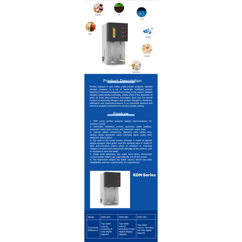 Kjeldahl Nitrogen Analyzer Manufacturer - Water Level Control