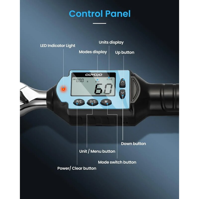 Digital Torque Wrench Manufacturer - 3/8" High-Precision Adjustable