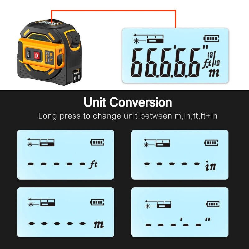 Digital Laser Tape Measure Manufacturer - 2-in-1 High Precision