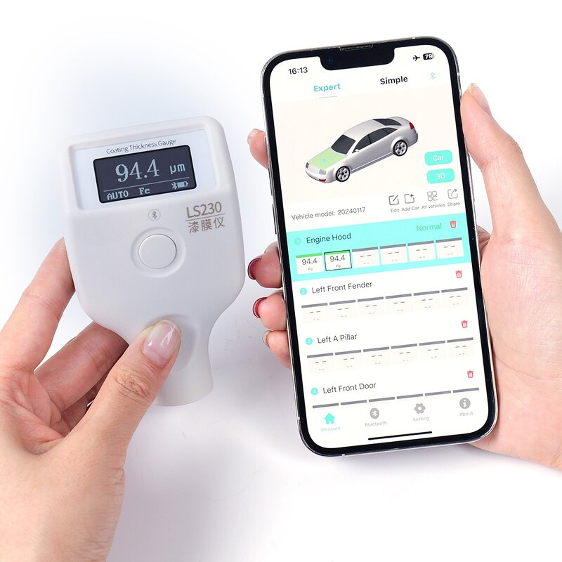 Car Paint Thickness Gauge Manufacturer - Coating Measurement