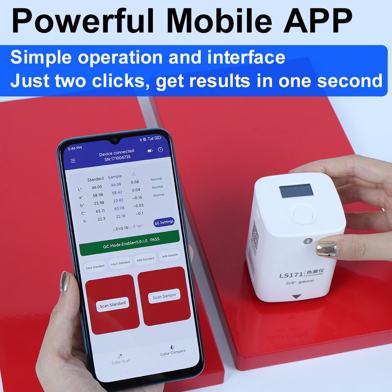 Portable Precision Colorimeter Factory - Handheld Pantone Reader