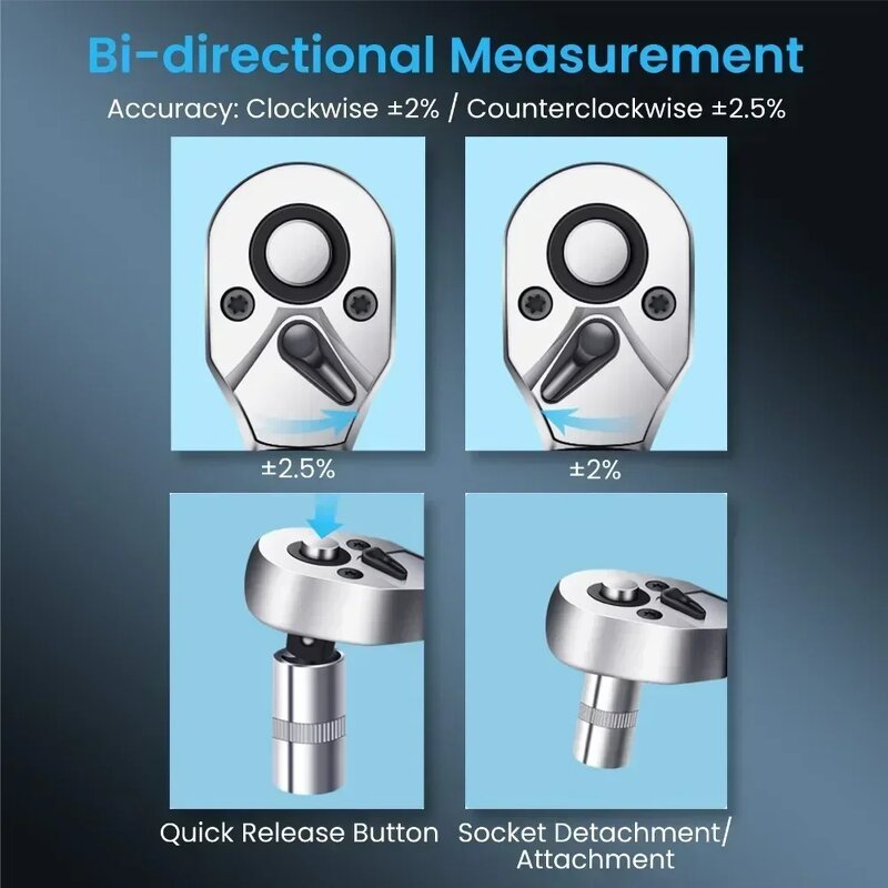 Digital Torque Wrench Manufacturer - 1/2" 3/8" for Bike Repair