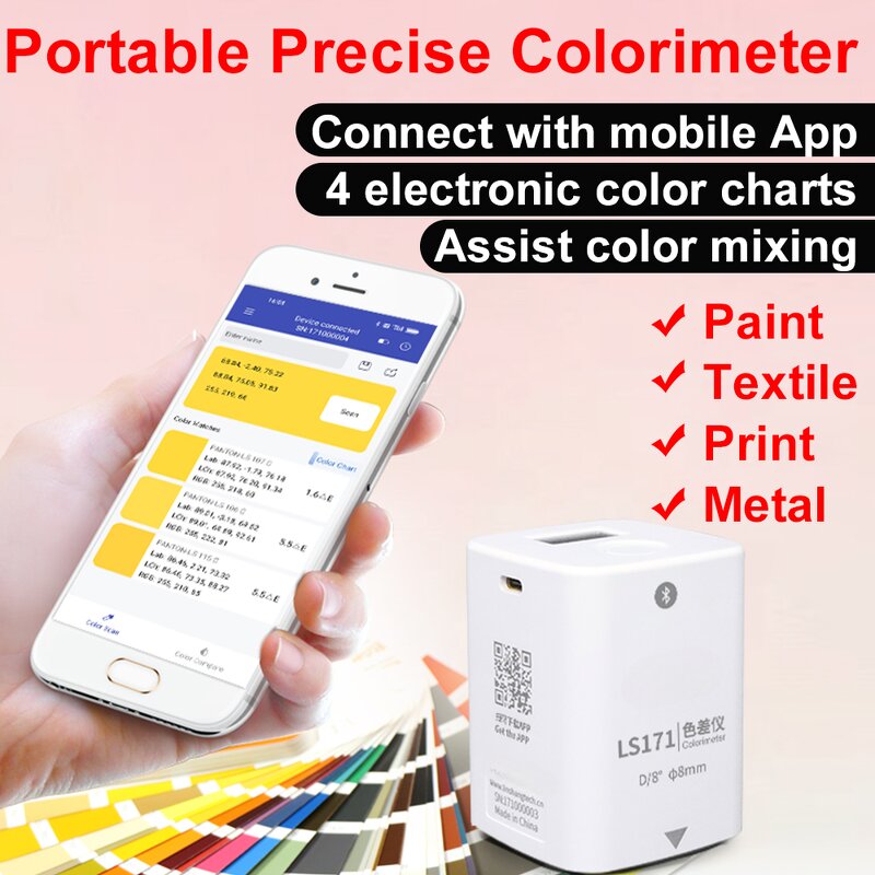 Portable Precision Colorimeter Factory - Handheld Pantone Reader
