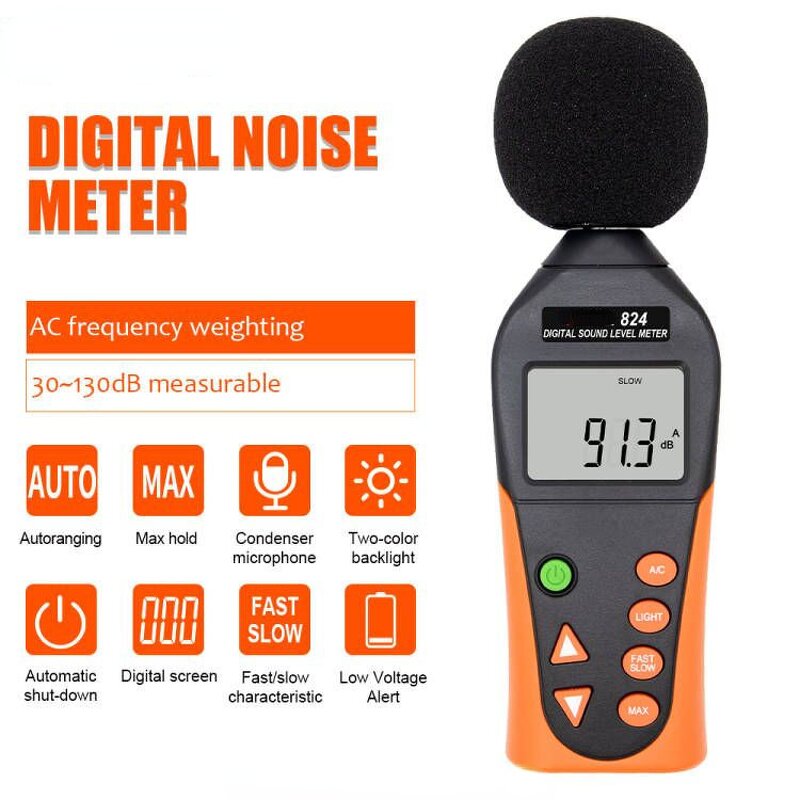 Professional Decibel Meter Factory - Class 1 Sound Noise Level