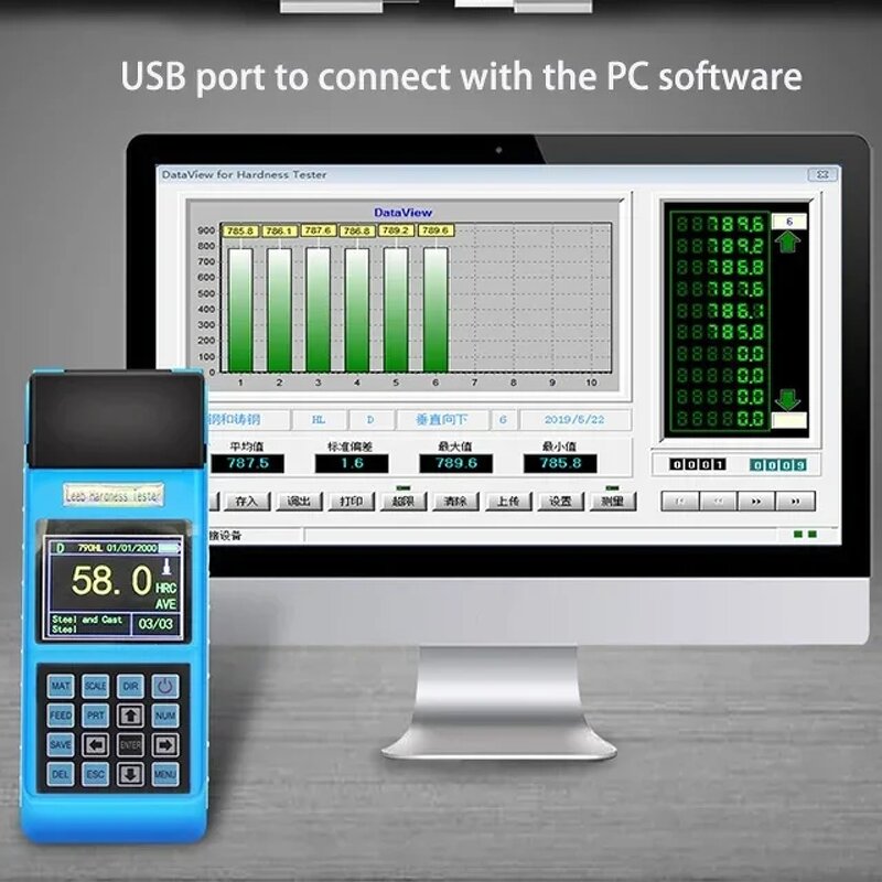 Portable Leeb Hardness Tester Factory - For Metal & Alloy