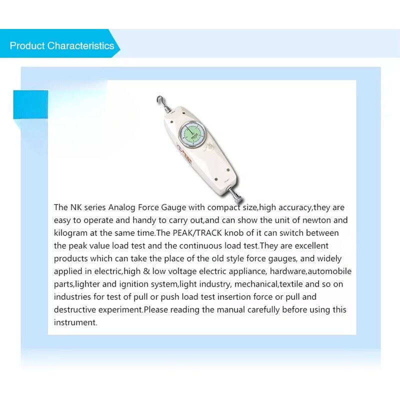 Mechanical Force Gauge Manufacturer - High Precision Pointer Type